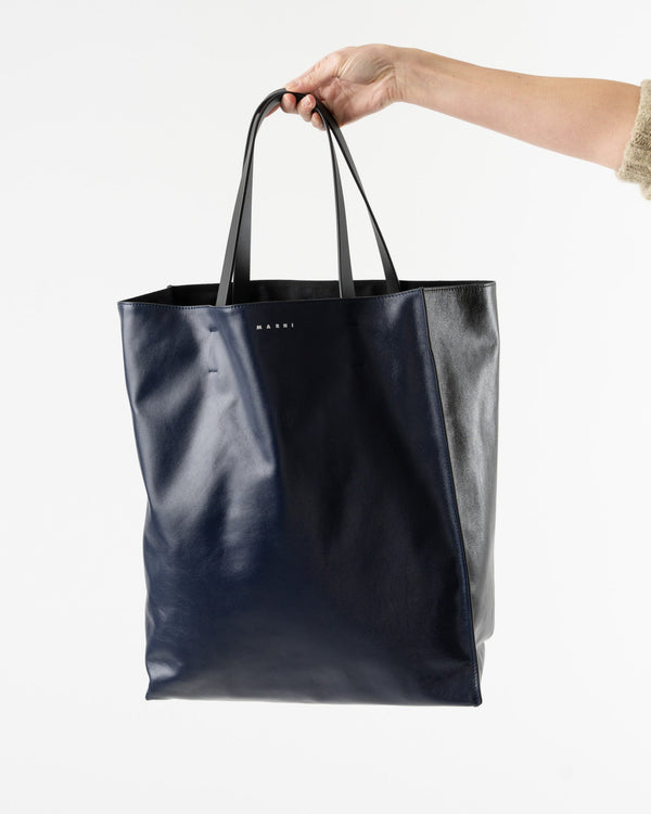 Marni-Museo-Soft-Large-Tote-in-Navy-Blue/Black-jake-and-jones-santa-barbara-boutique-curated-slow-fashion