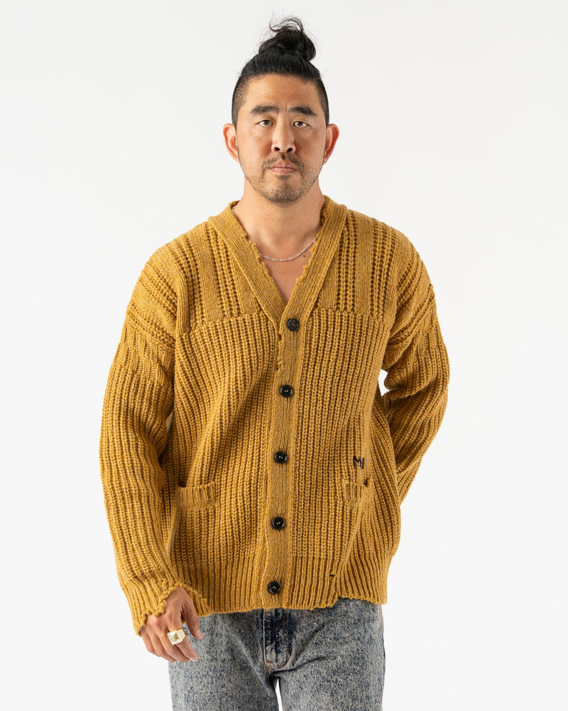 Marni Shetland Soft Cardigan in Maize Curated at Jake and Jones