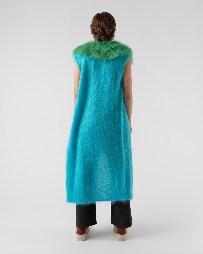 Marni-Mohair-Knit-Waistcoat-in-Turquoise