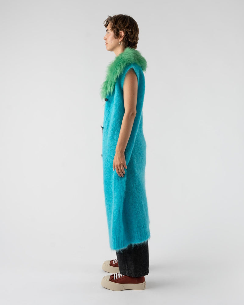 Marni-Mohair-Knit-Waistcoat-in-Turquoise
