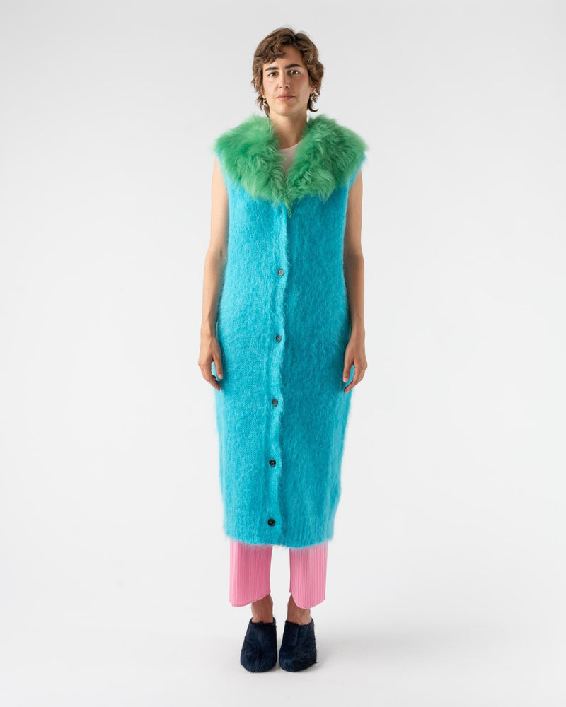 Marni-Mohair-Knit-Waistcoat-in-Turquoise