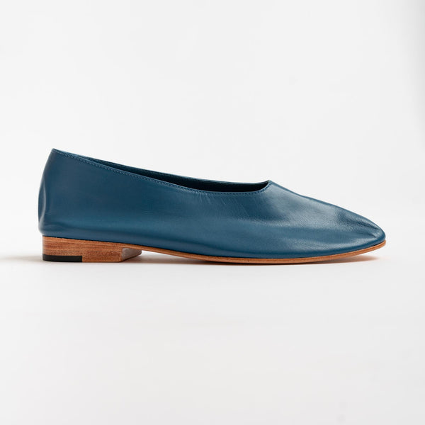 Martiniano Glove Shoe in Denim Curated at Jake and Jones