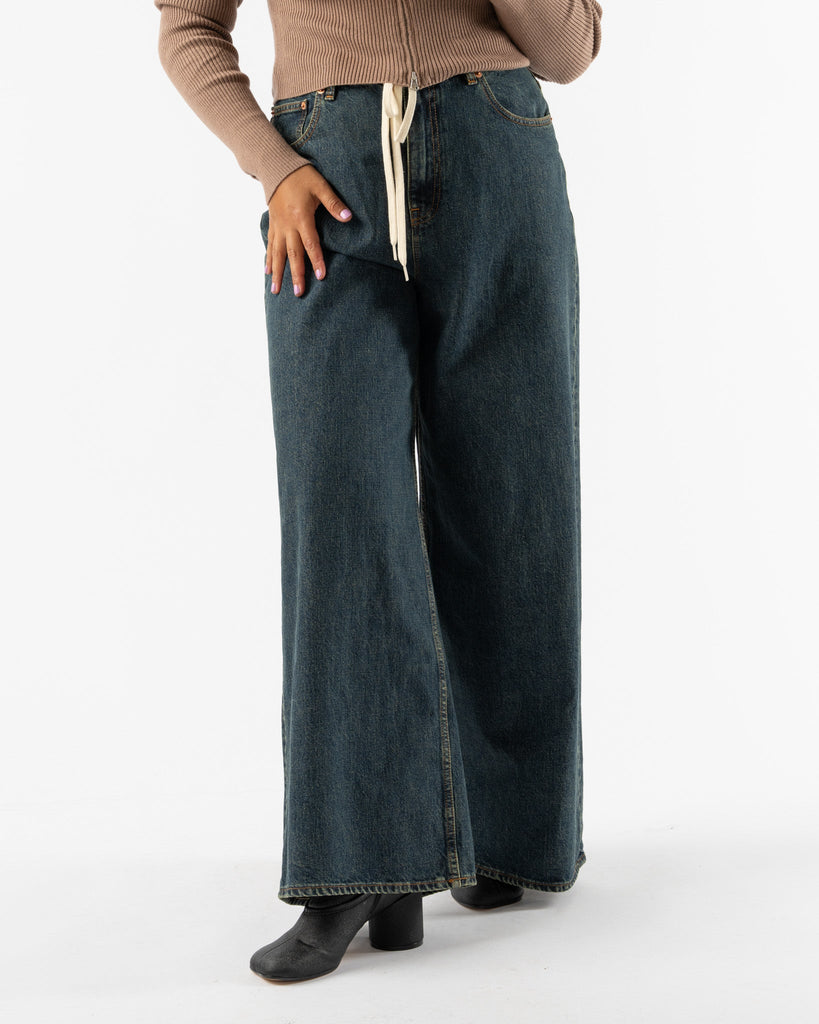 Indigo Five-Pocket Jeans