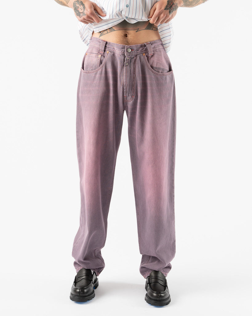 MM6 Maison Margiela Pants Five Pockets in Pink