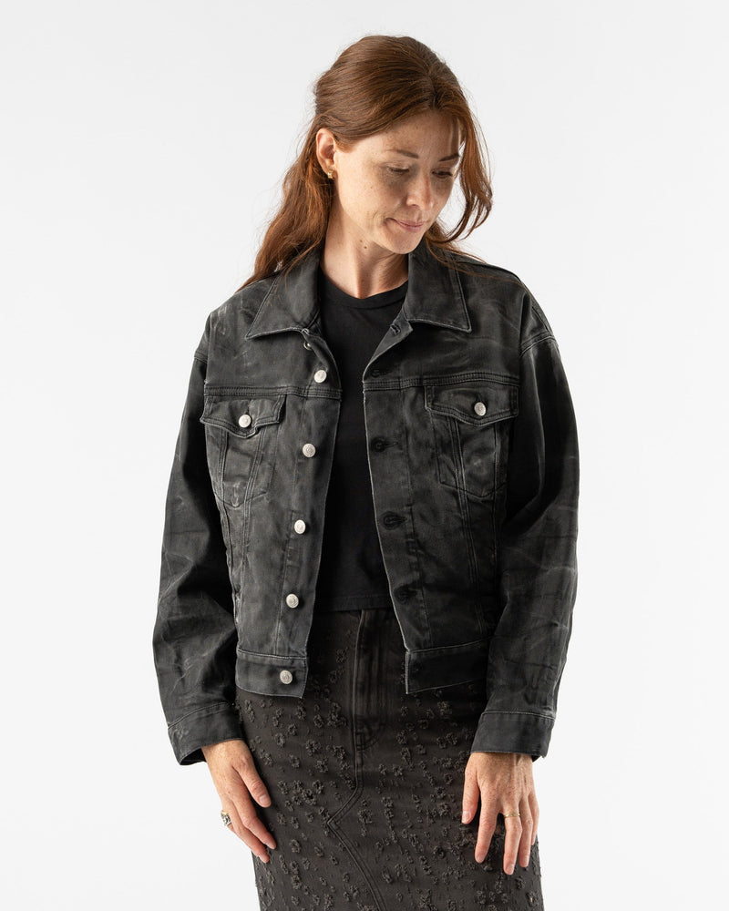 MM6 Maison Margiela Sports Jacket in Black Curated at Jake and Jones