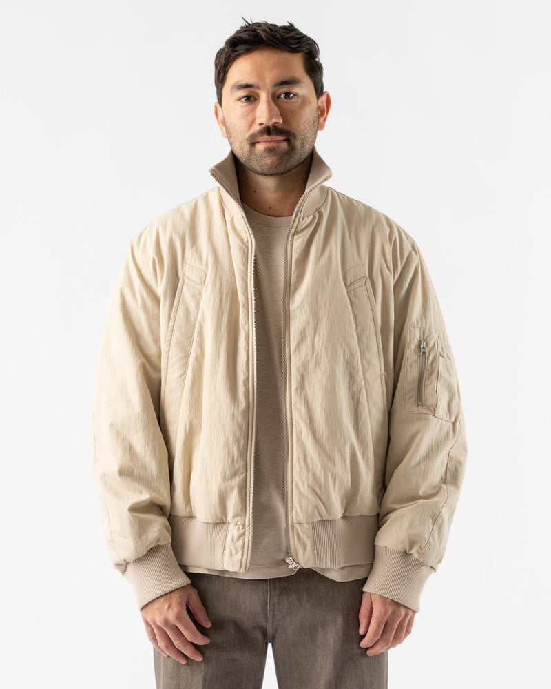 MM6 Maison Margiela Sports Jacket in Stone Curated at Jake and Jones