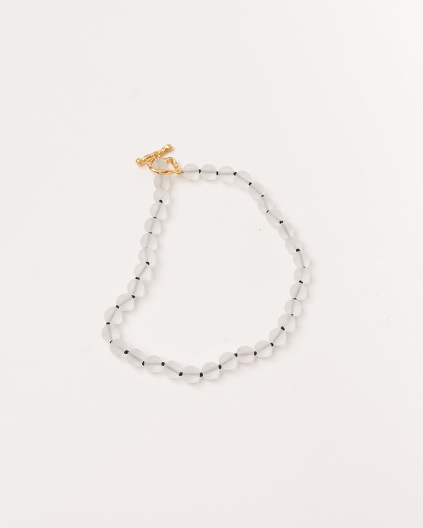 mondo-mondo-nan-necklace-in-frosted-glass-fw22-jake-and-jones-a-santa-barbara-boutique-curated-slow-fashion