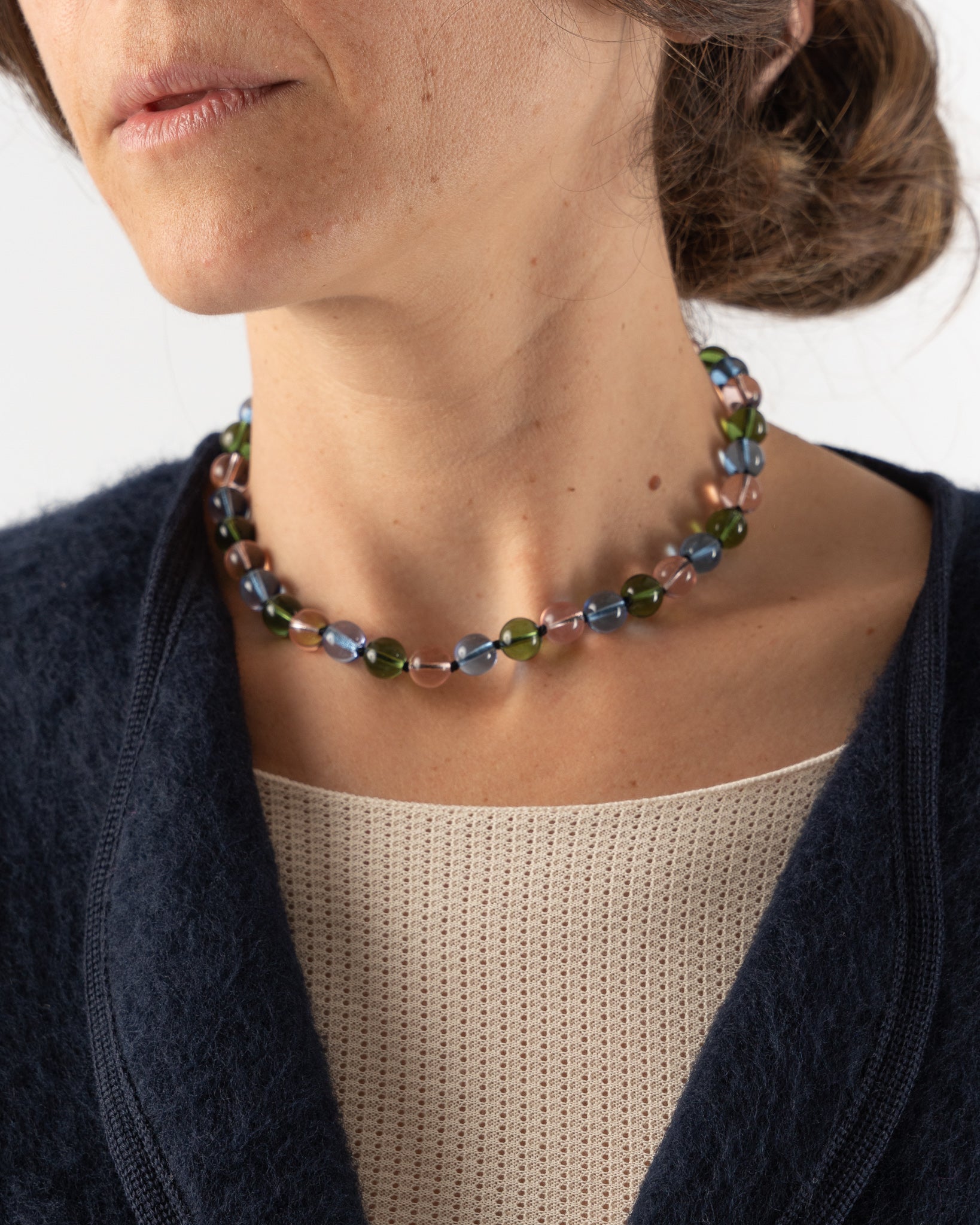 Mondo Mondo Nan Necklace in Multi Glass