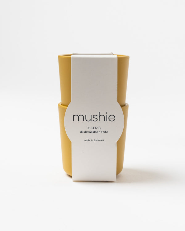 Mushie-Dinnerware-Cup-Set-of-2-in-Mustard-Santa-Barbara-Boutique-Jake-and-Jones-Sustainable-Fashion