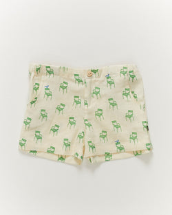 Oeuf Shorts in Gardenia and Chair