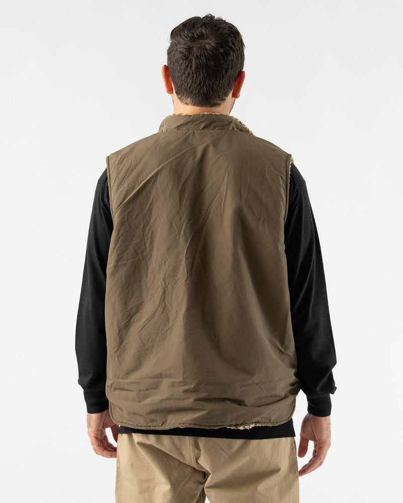orSlow-60/40-Cloth-Reversible-Vest-in-Army-Green-Santa-Barbara-Boutique-Jake-and-Jones-Sustainable-Fashion