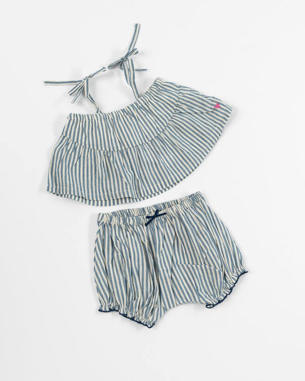 pink-chicken-baby-girls-stella-2-piece-in-skinny-blue-stripes-ss23-jake-and-jones-santa-barbara-boutique-curated-slow-fashion
