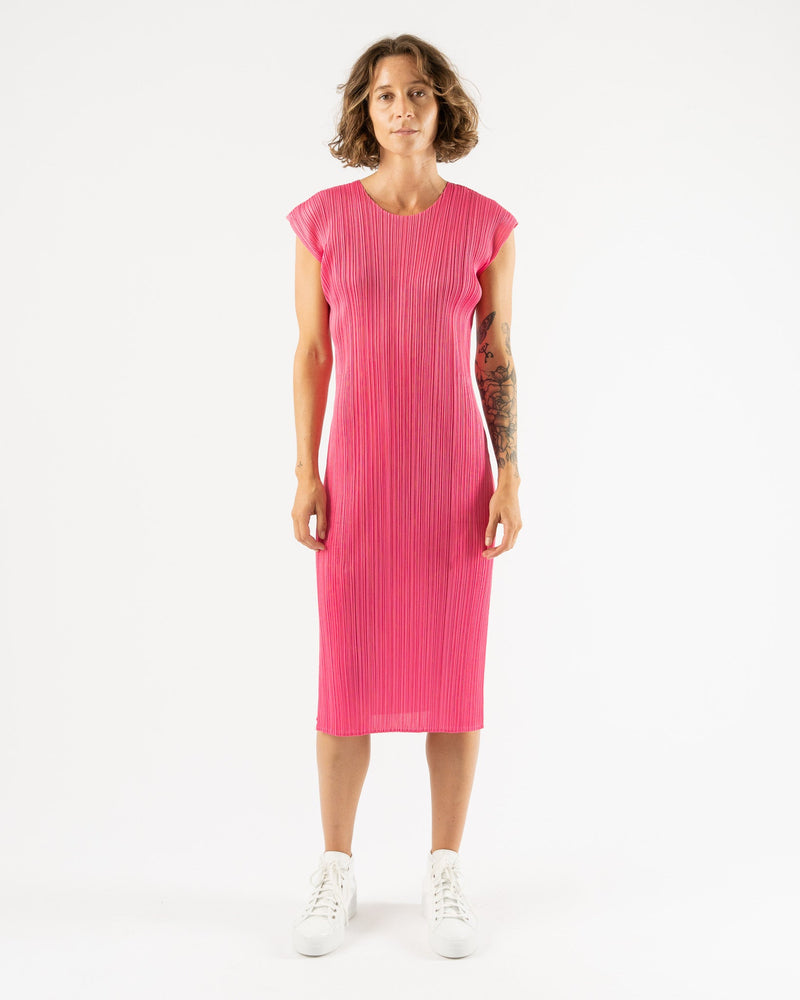 Pleats Please by Issey Miyake July Monthly Colors Dress in Bright