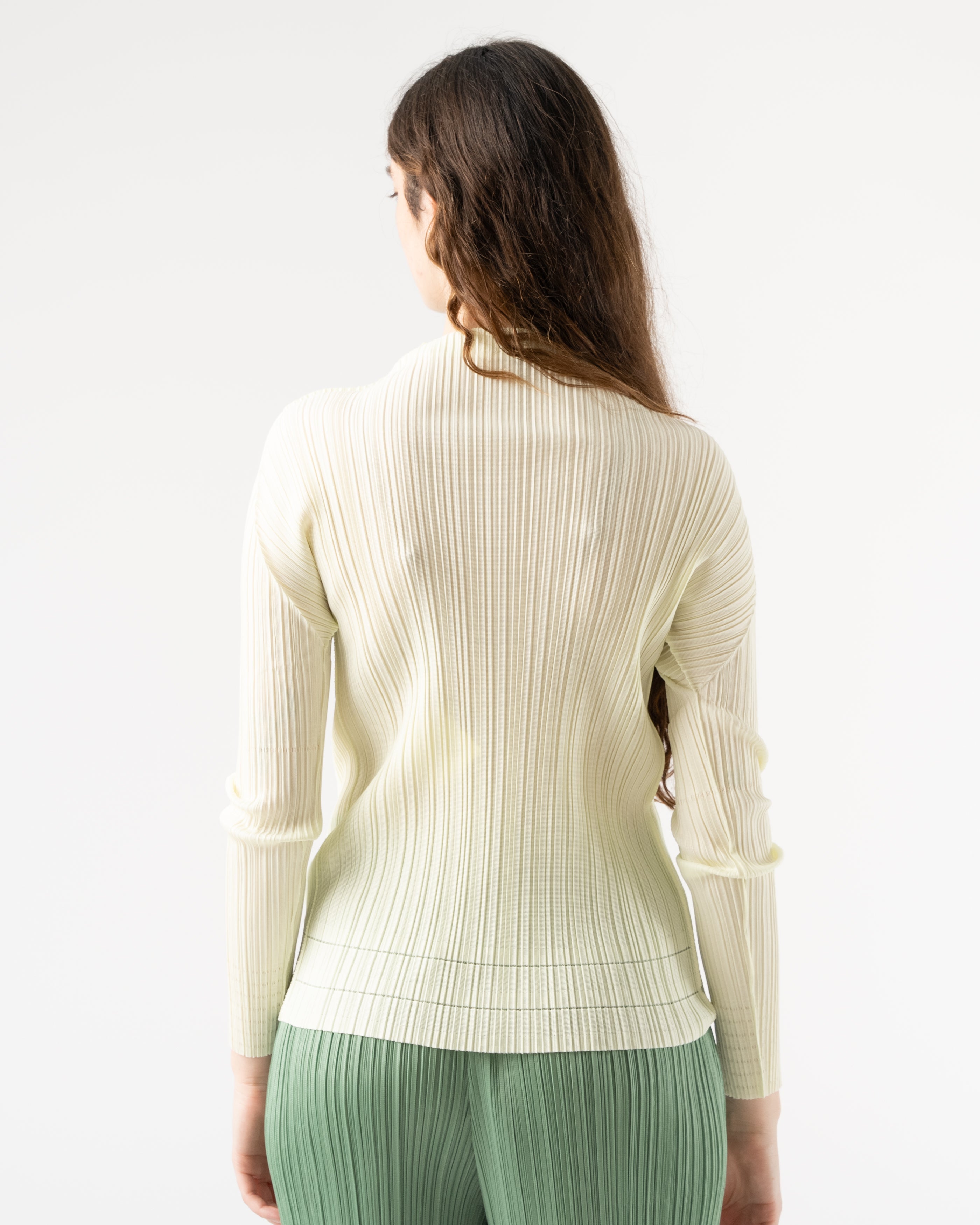 Pleats Please by Issey Miyake Soft Pleats in Pale Green