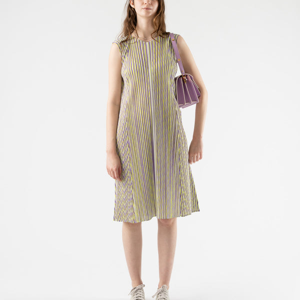 Pleats Please Issey Miyake Crossroad in Lime Green Curated at