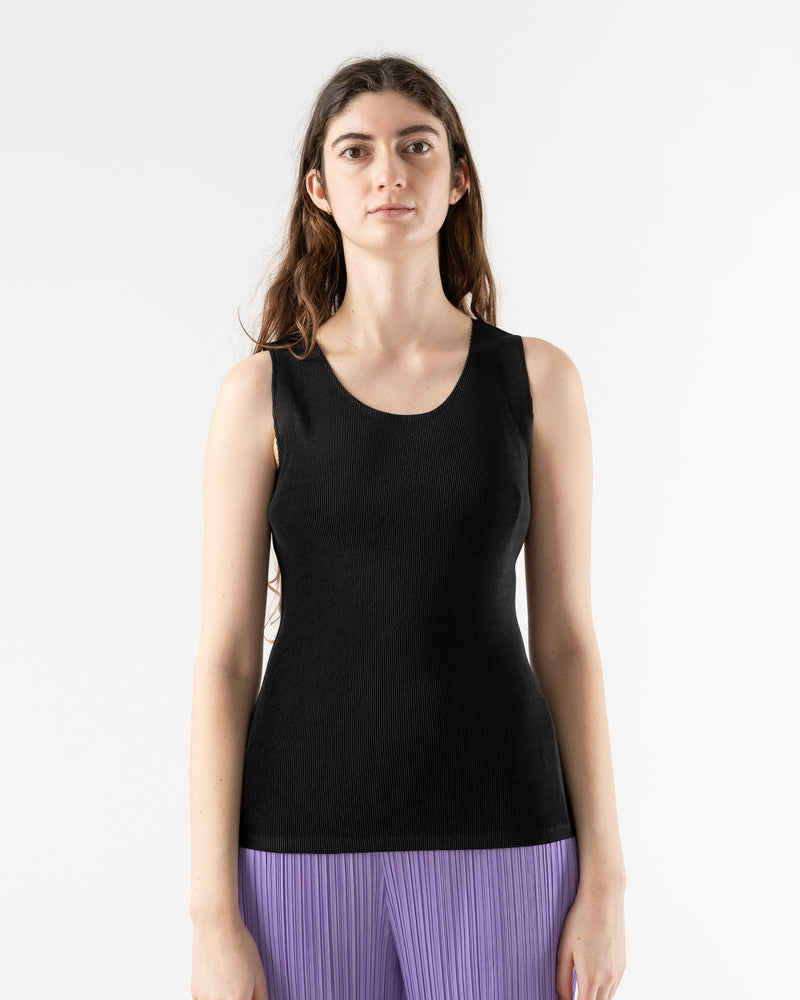 Pleats Please Issey Miyake Mist Basics in Black Curated at Jake