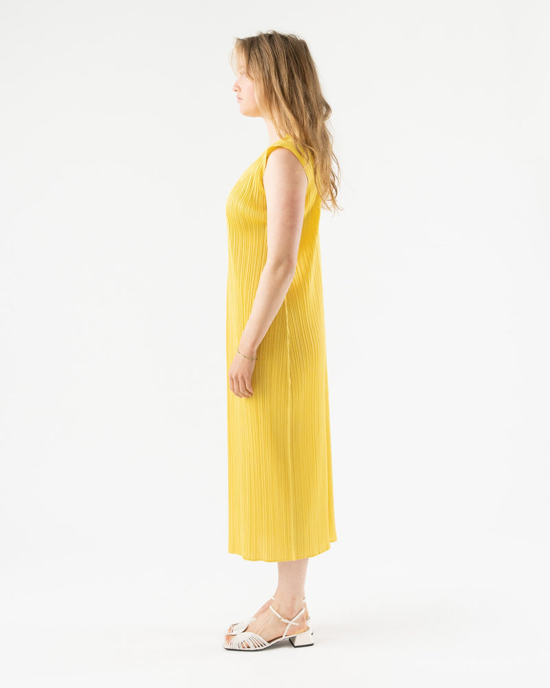 Pleats Please Issey Miyake Monthly Colors April Dress in Light 