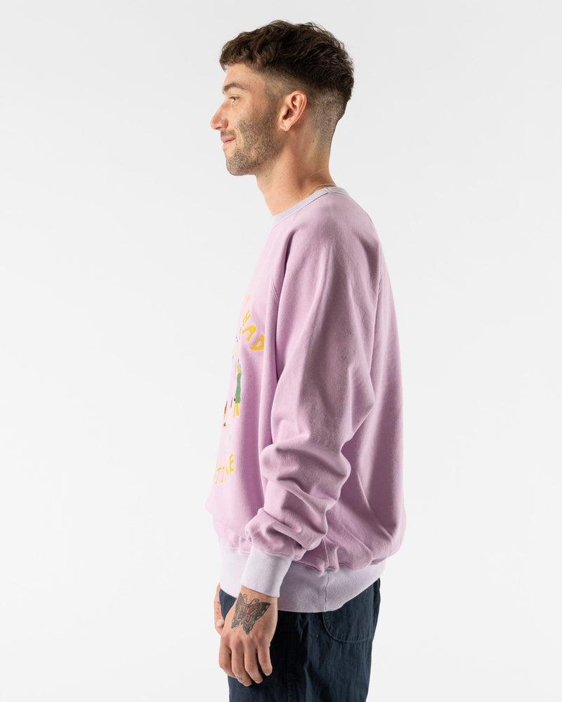 Samuel Zelig Everybody Crewneck in Pink Curated at Jake and Jones