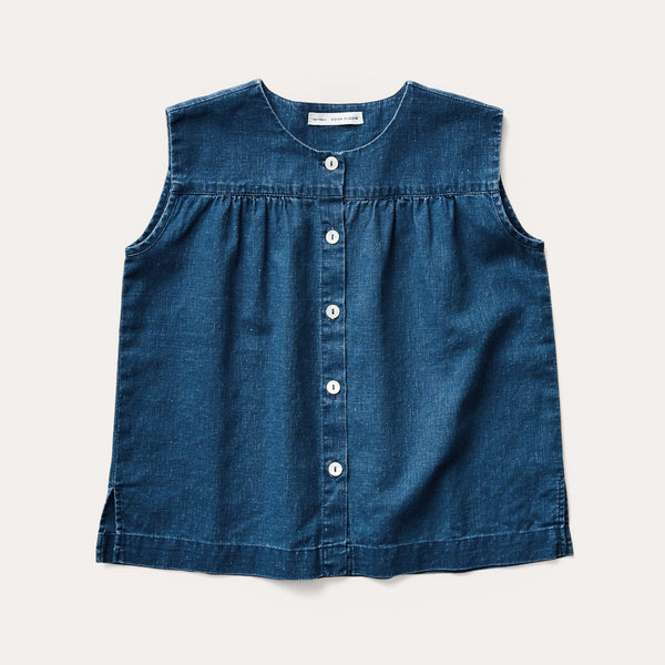 Soor Ploom Clova Blouse in Indigo