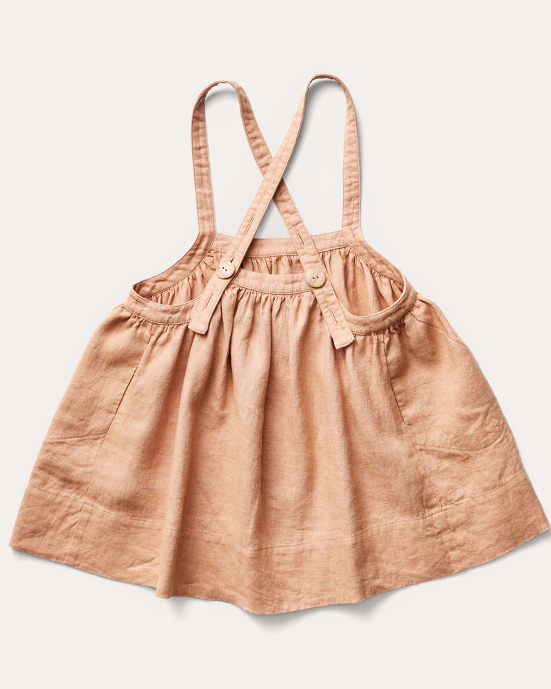 Soor Ploom Eloise Pinafore in Fenugreek Curated at Jake and Jones