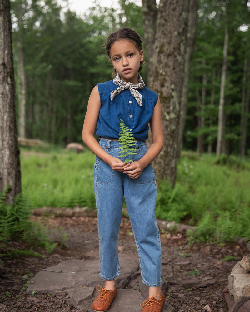 Soor Ploom Nova Jean in Light Wash Denim Curated at Jake and Jones