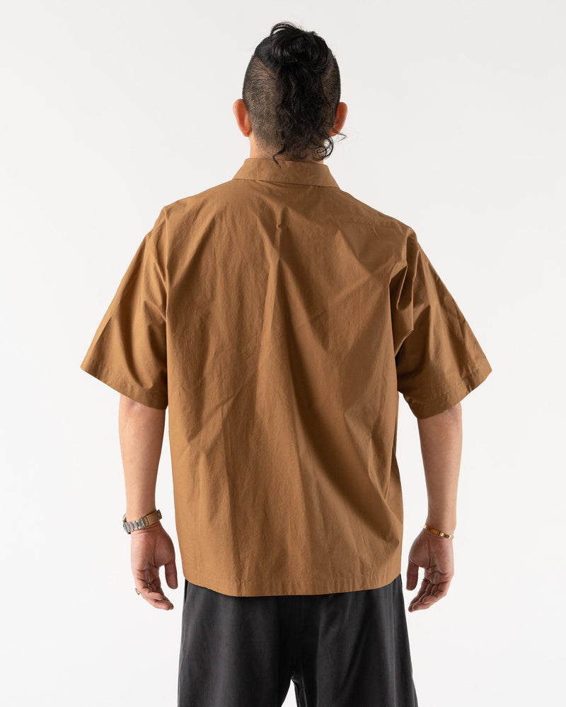 Studio Nicholson Eurus Shirt in Almond Curated at Jake and Jones