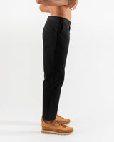 Studio Nicholson Bill Narrow Leg Pants in Black Twill at Jake and