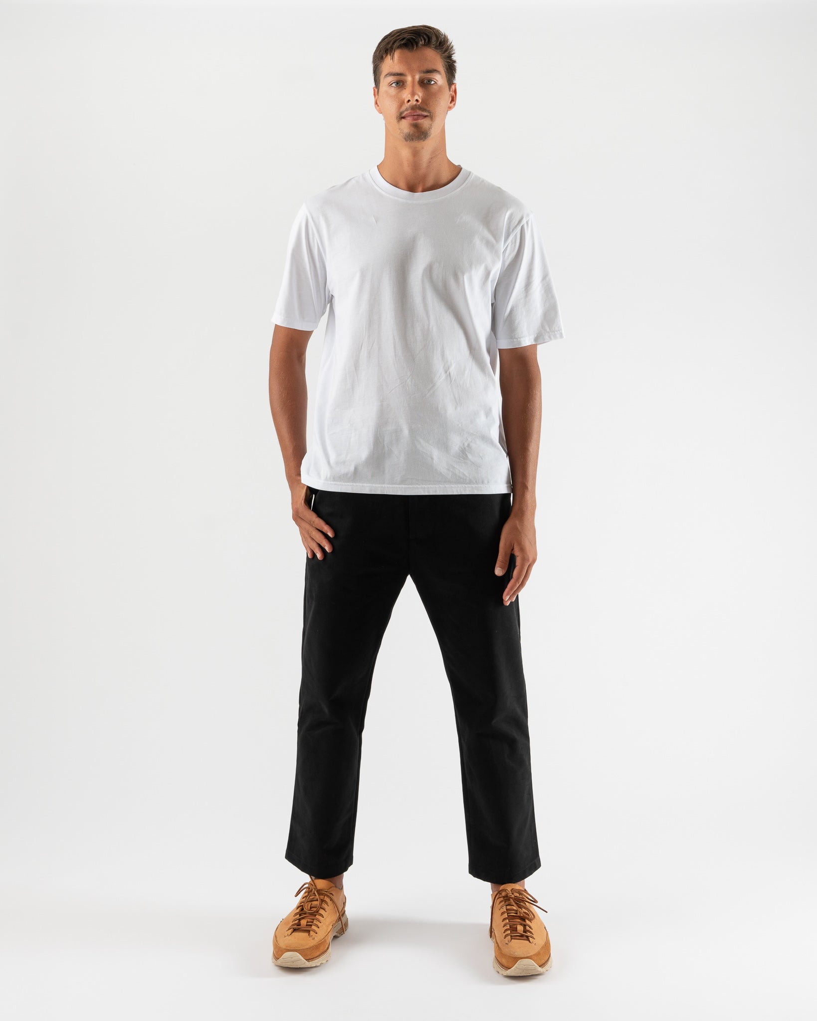 Studio Nicholson Short Sleeve Jersey T-Shirt at Jake and