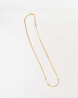 Talisman-16"-Skinny-Flow-Herringbone-Chain-Necklace-Santa-Barbara-Boutique-Jake-and-Jones-Sustainable-Fashion