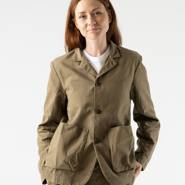 Toogood Bookbinder Jacket in Khaki Curated at Jake and Jones
