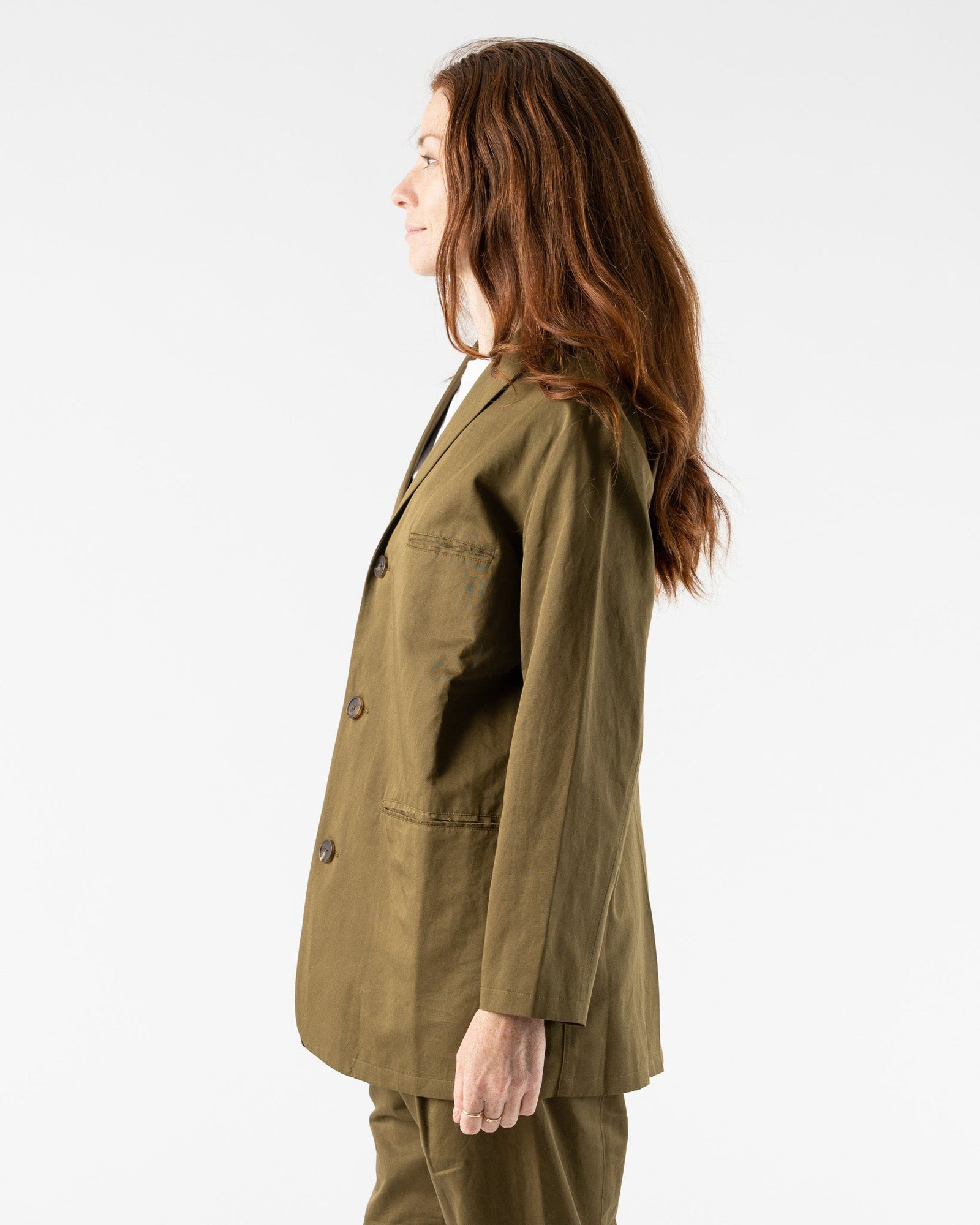 Toogood Jacktar Jacket in Khaki Curated at Jake and Jones