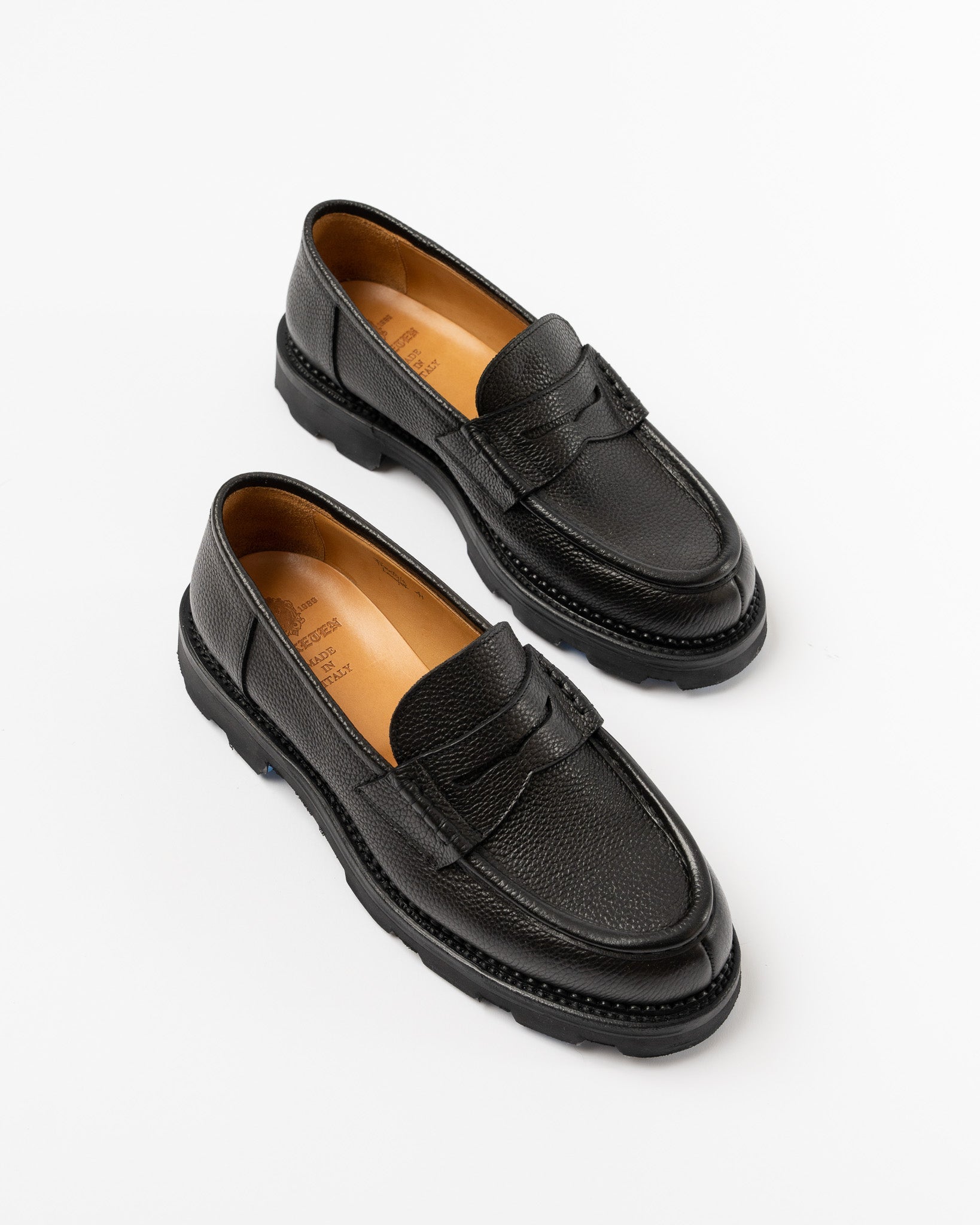 Yuketen Frentaly Loafer in Parelmo Black Curated at Jake and Jones